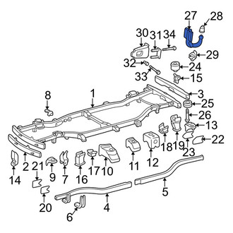Mercedes-Benz OE - Trailer Hitch Ball Mount