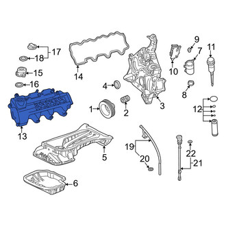 Mercedes-Benz OE - Left Engine Valve Cover