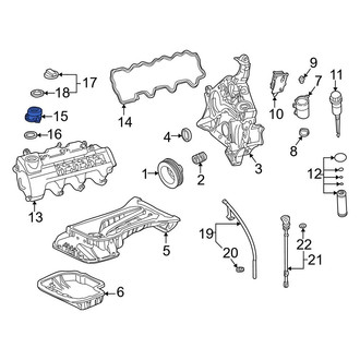 Mercedes-Benz OE - Engine Oil Filler Tube