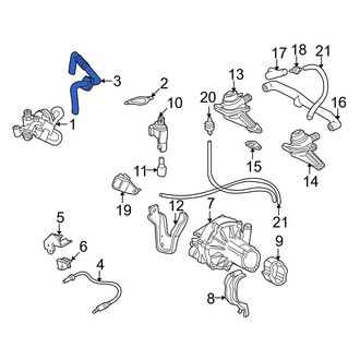 Mercedes-Benz OE - Exhaust Gas Recirculation (EGR) Tube
