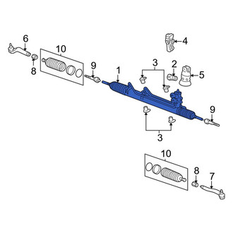 Mercedes-Benz OE - Rack and Pinion Assembly