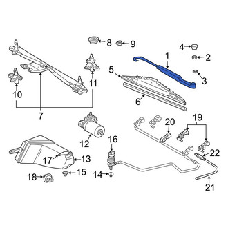 Mercedes-Benz OE - Rear Wiper Arm