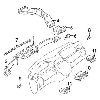Mercedes-Benz OE - Instrument Panel - Ducts