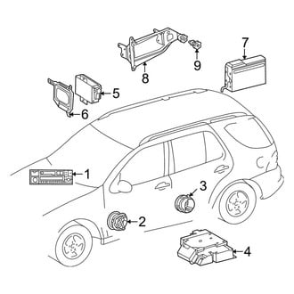 Mercedes-Benz OE - Instrument Panel - Sound System