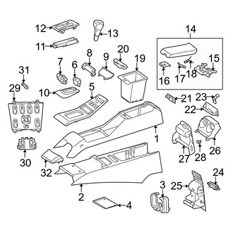 Mercedes-Benz OE - Console - Center