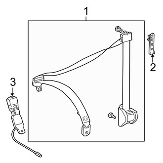 Mercedes-Benz OE - Restraint Systems - Front Seat Belts