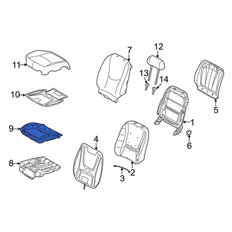 Mercedes-Benz OE - Front Right Seat Cushion Foam