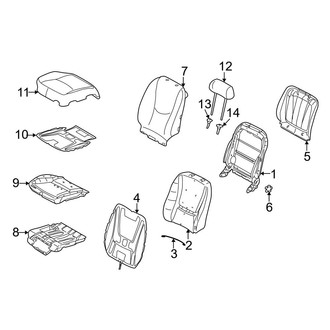 Mercedes-Benz OE - Seats & Tracks - Front Seat Components