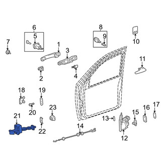 Mercedes-Benz OE - Front Door Check