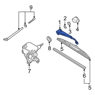 Mercedes-Benz OE - Rear Wiper Arm
