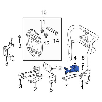 Mercedes-Benz OE - Spare Tire Bracket