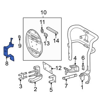 Mercedes-Benz OE - Spare Tire Bracket