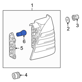 Mercedes-Benz OE - Tail Light Bulb