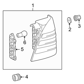 Mercedes-Benz OE - Rear Lamps - Tail Lamps