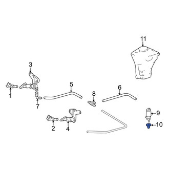 Mercedes-Benz OE - Headlight Washer Pump Grommet