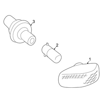 Mercedes-Benz OE - Front Lamps - Signal Lamps (Coupe)