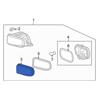 Mercedes-Benz OE - Front Right Fog Light Lens