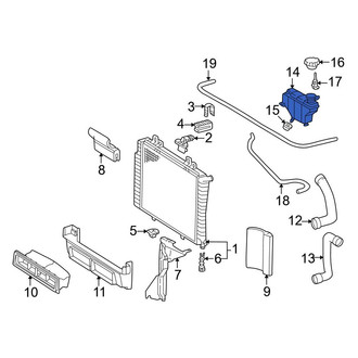 Mercedes-Benz OE - Engine Coolant Reservoir