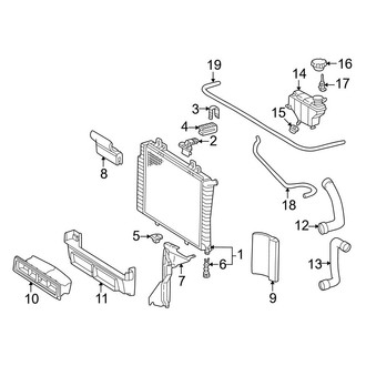 Mercedes-Benz OE - Cooling - Radiator & Components (3.2L)