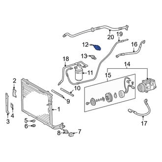 Mercedes-Benz OE - A/C High Side Charging Adapter