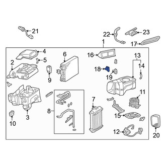 Mercedes-Benz OE - HVAC Control Module
