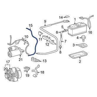 Mercedes-Benz OE - Battery Cable