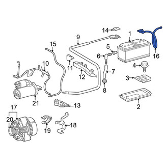 Mercedes-Benz OE - Battery Cable