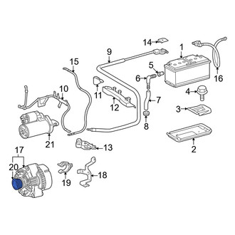 Mercedes-Benz OE - Alternator Pulley