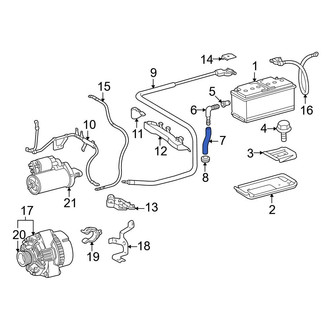 Mercedes-Benz OE - Battery Vent Tube