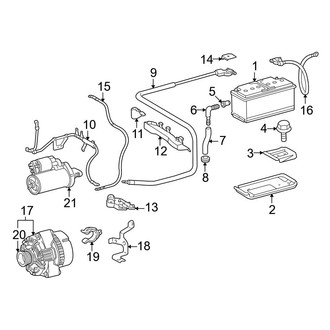 Mercedes-Benz OE - Electrical - Alternator