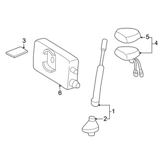 Mercedes-Benz OE - Electrical - Antenna (Convertible)