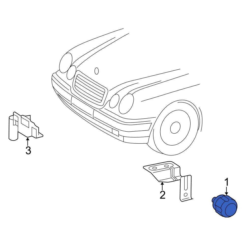 Mercedes-Benz OE 219820322664 - Anti-Theft Alarm Siren