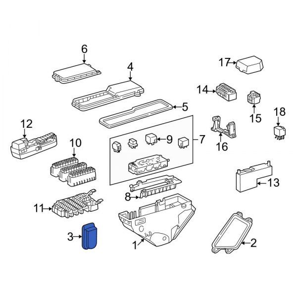 Fuse Box Cover Grommet