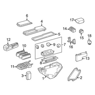 Mercedes-Benz OE - Electrical Components (Front Fuse & Relay Boxes)