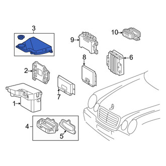 Mercedes-Benz OE - Upper Engine Control Module (ECM) Cover