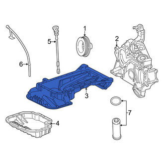 Mercedes-Benz OE - Upper Engine Oil Pan
