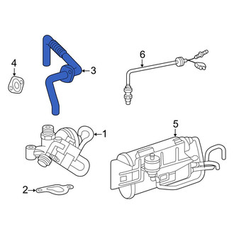 Mercedes-Benz OE - Exhaust Gas Recirculation (EGR) Tube