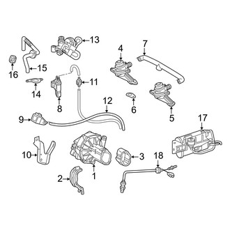 Mercedes-Benz OE - Emission System - Emission Components (California), (Coupe 3.2L)