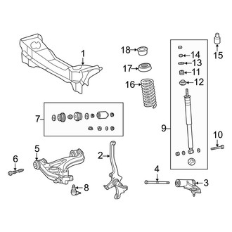 Mercedes-Benz OE - Front Suspension - Suspension Components