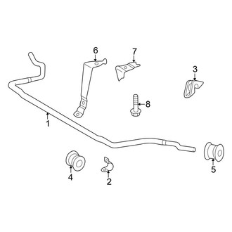 Mercedes-Benz OE - Front Suspension - Stabilizer Bar & Components
