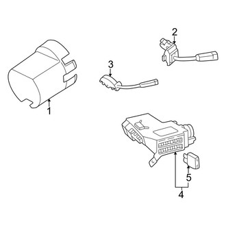 Mercedes-Benz OE - Steering Column - Shroud, Switches & Levers (Coupe)