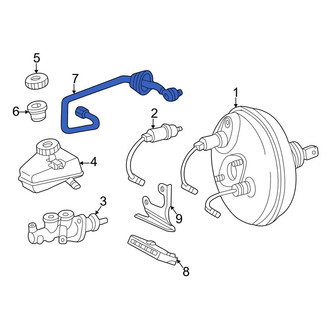 Mercedes-Benz OE - Brake Vacuum Hose