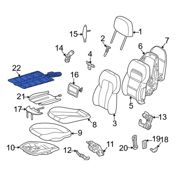 Air Bag Seat Sensor Mat