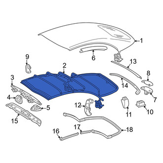 Mercedes-Benz OE - Convertible Top Assembly