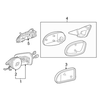 Mercedes-Benz OE - Door - Outside Mirrors