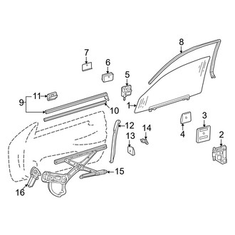 Mercedes-Benz OE - Door - Glass & Hardware