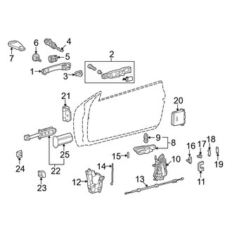 Mercedes-Benz OE - Door - Lock & Hardware