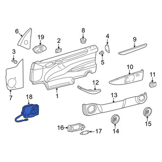 Mercedes-Benz OE - Front Left Power Seat Switch