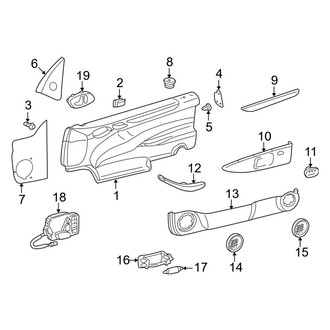Mercedes-Benz OE - Door - Interior Trim