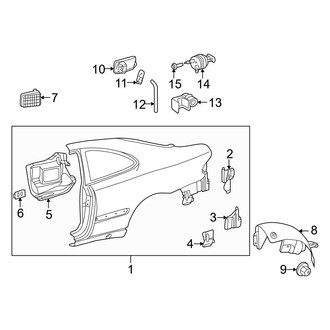Mercedes-Benz OE - Quarter Panel & Components (Coupe)